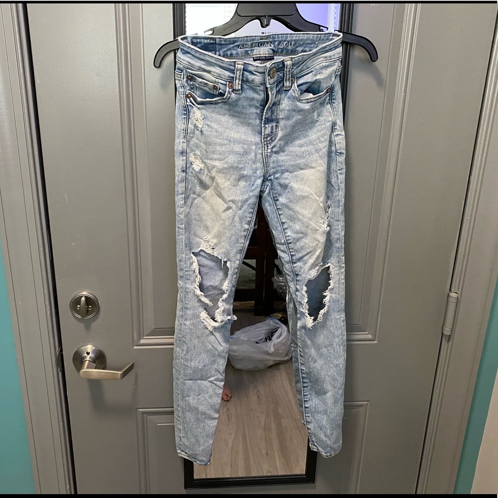 AEO ripped jeans
